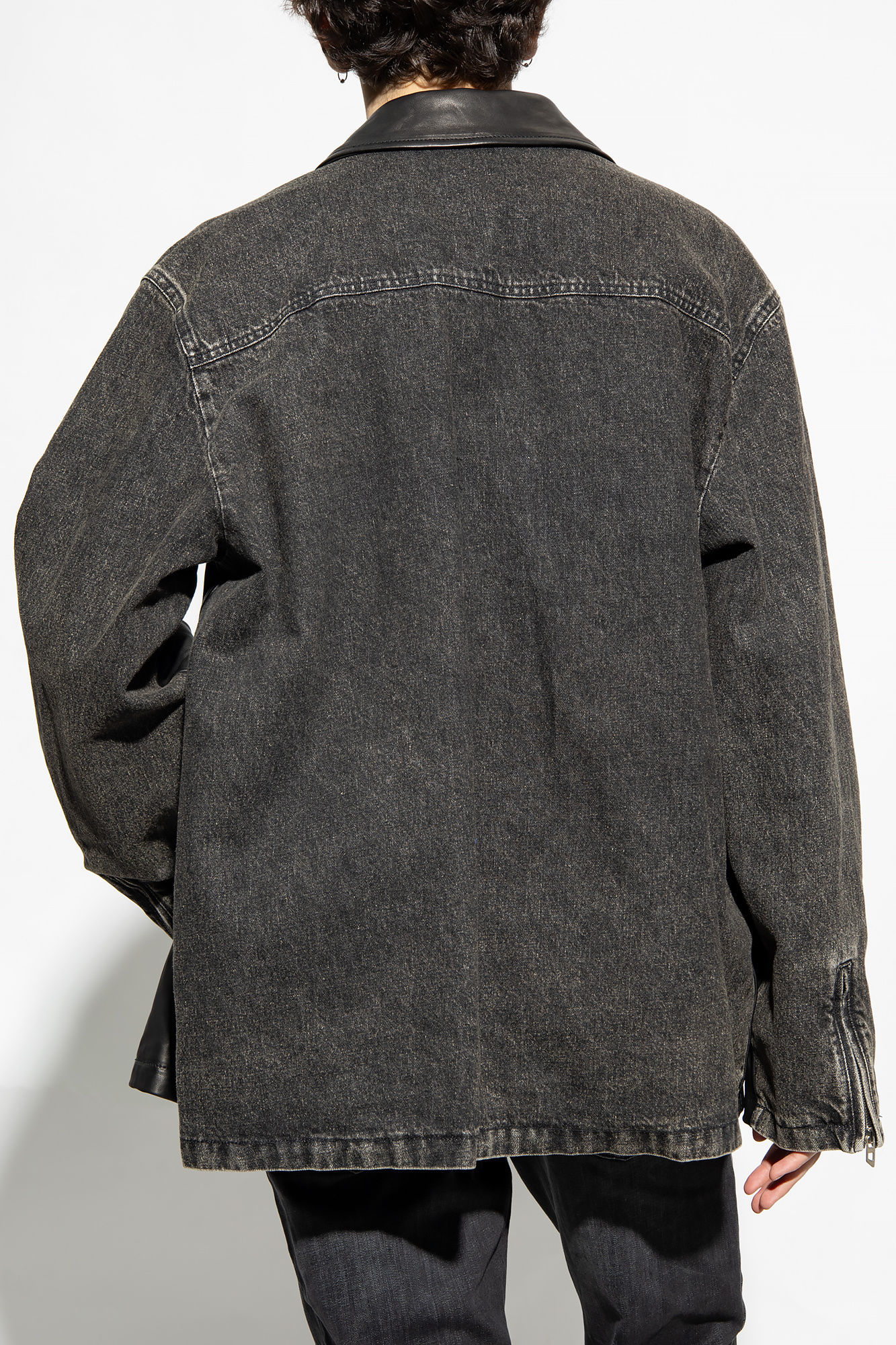 Black 'L-STOLLER' jacket Diesel - Vitkac Italy